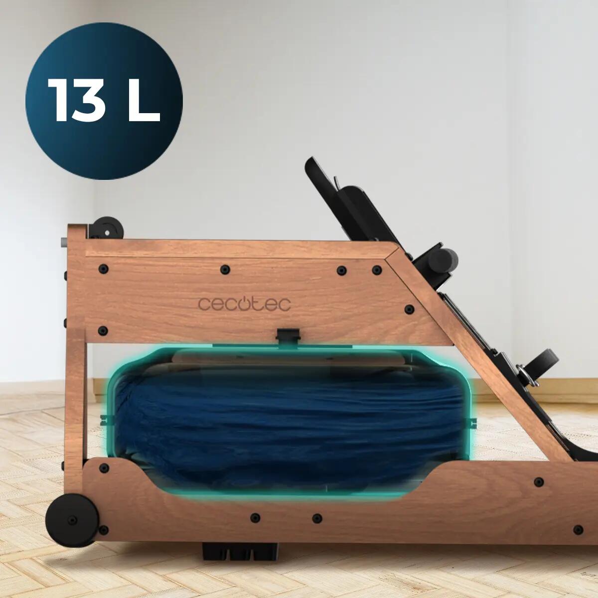 Cecotec Remos de agua Drumfit Rower 20000 Neptuno Wood Cecotec 2/7