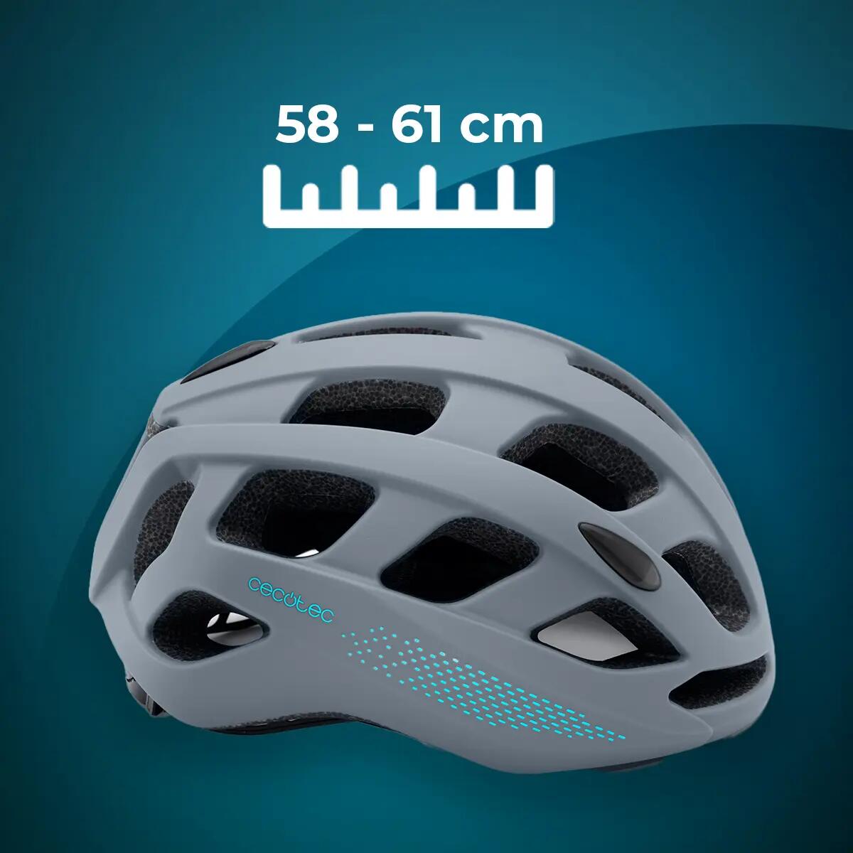 Cecotec Capacete urbano para bicicletas e trotinetes elétricas, tamanho L-XL (58 2/7
