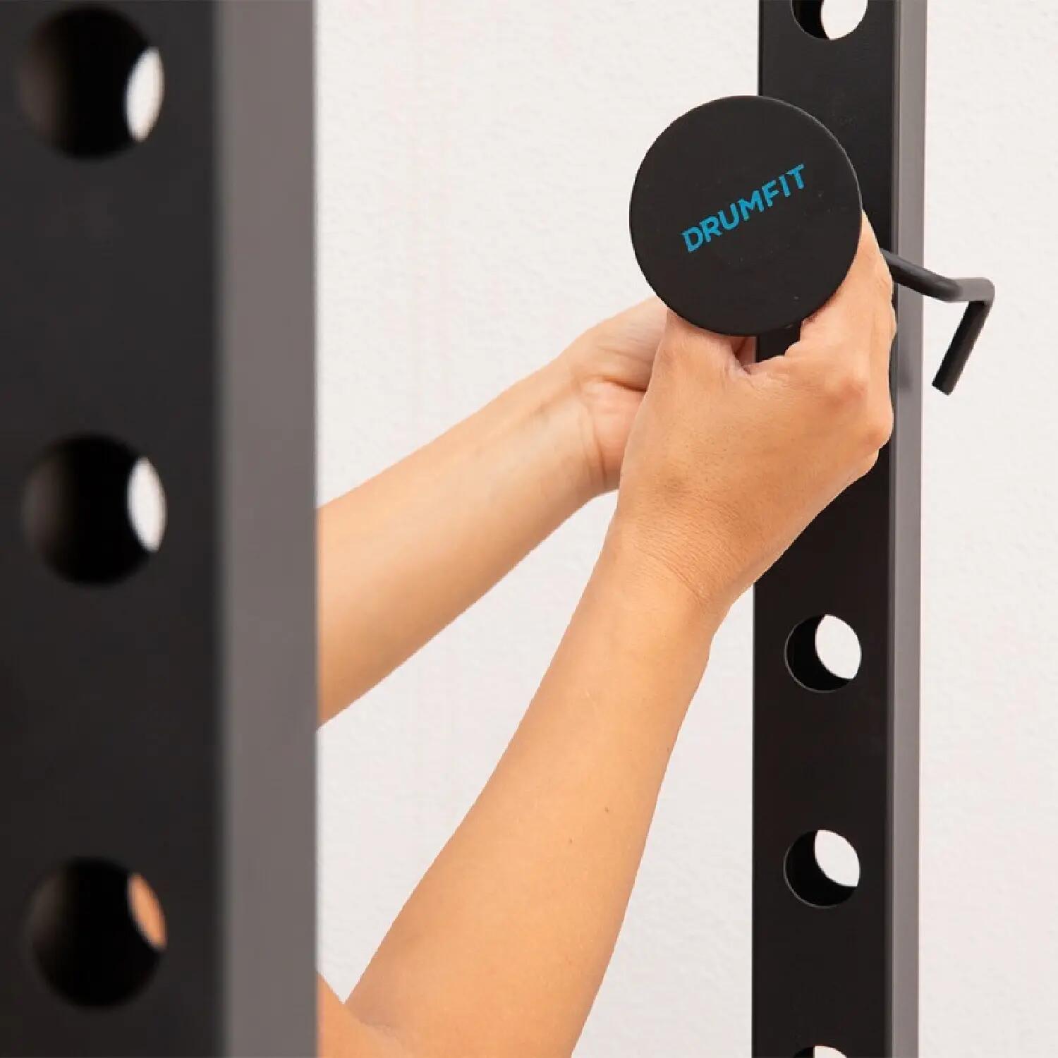 Cecotec Power Rack Jaula de Musculación y Dominadas, Estación de Ejercicio Drumf 3/7
