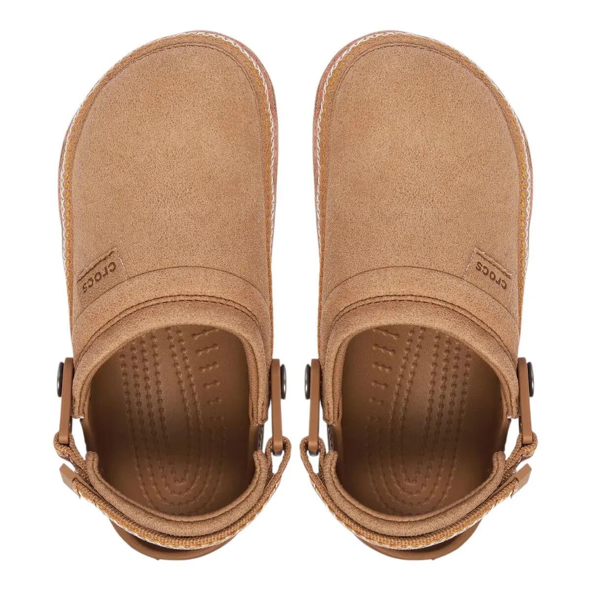 Sandales Crocs Crafted Vegan Suede Stitch CgK 4/5