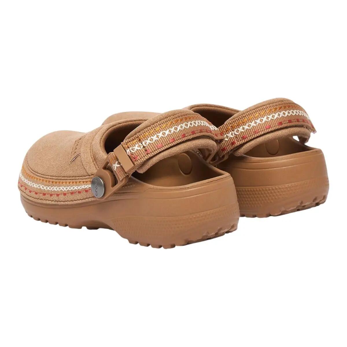 Sandales Crocs Crafted Vegan Suede Stitch CgK 3/5