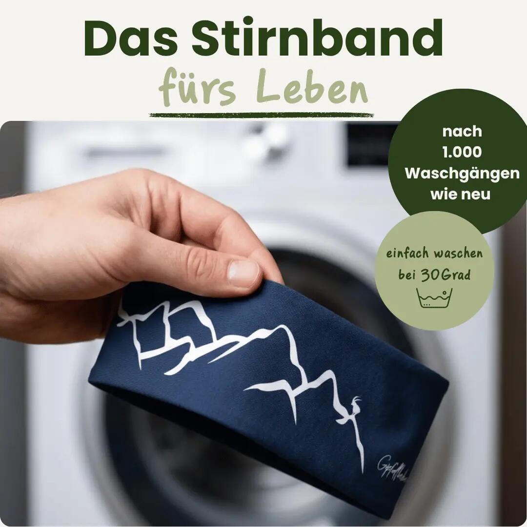 Bergwelten Stirnband: Atmungsaktiv & rutschfest | Ideal für Sport & Alltag 8/11