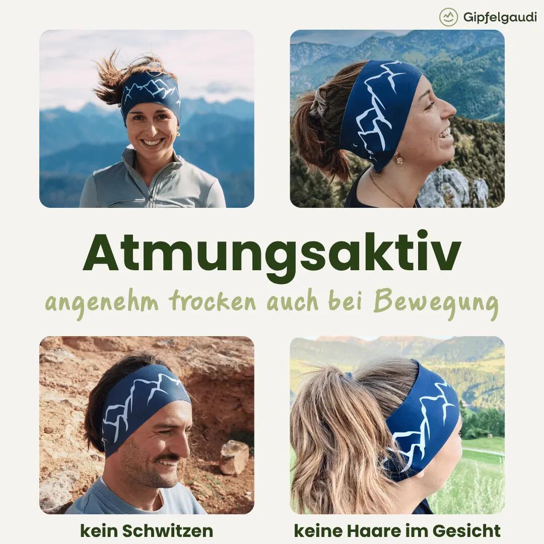 Bergwelten Stirnband: Atmungsaktiv & rutschfest | Ideal für Sport & Alltag 6/11