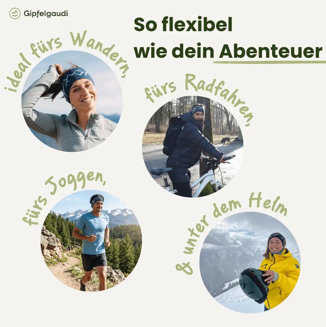 Bergwelten Stirnband: Atmungsaktiv & rutschfest | Ideal für Sport & Alltag 5/11