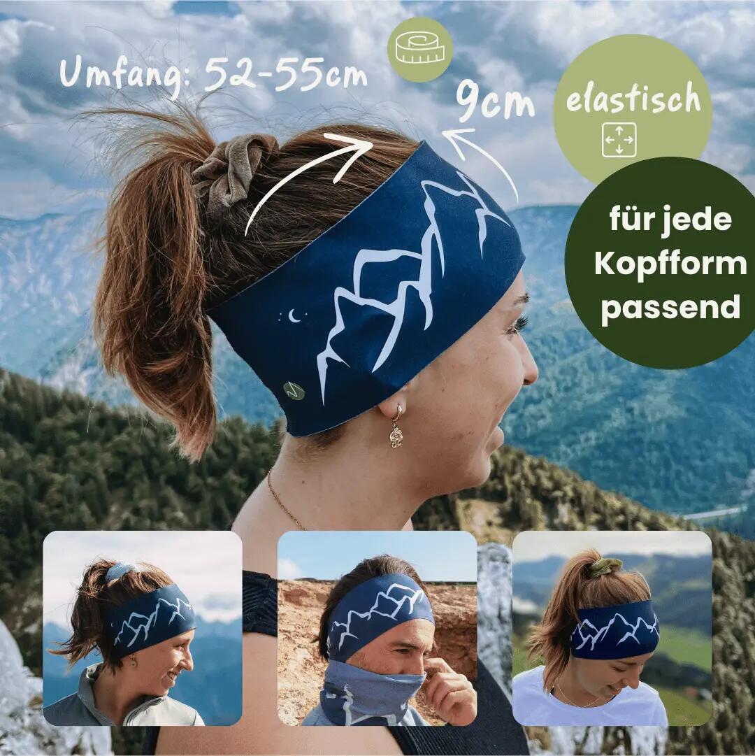 Bergwelten Stirnband: Atmungsaktiv & rutschfest | Ideal für Sport & Alltag 4/11