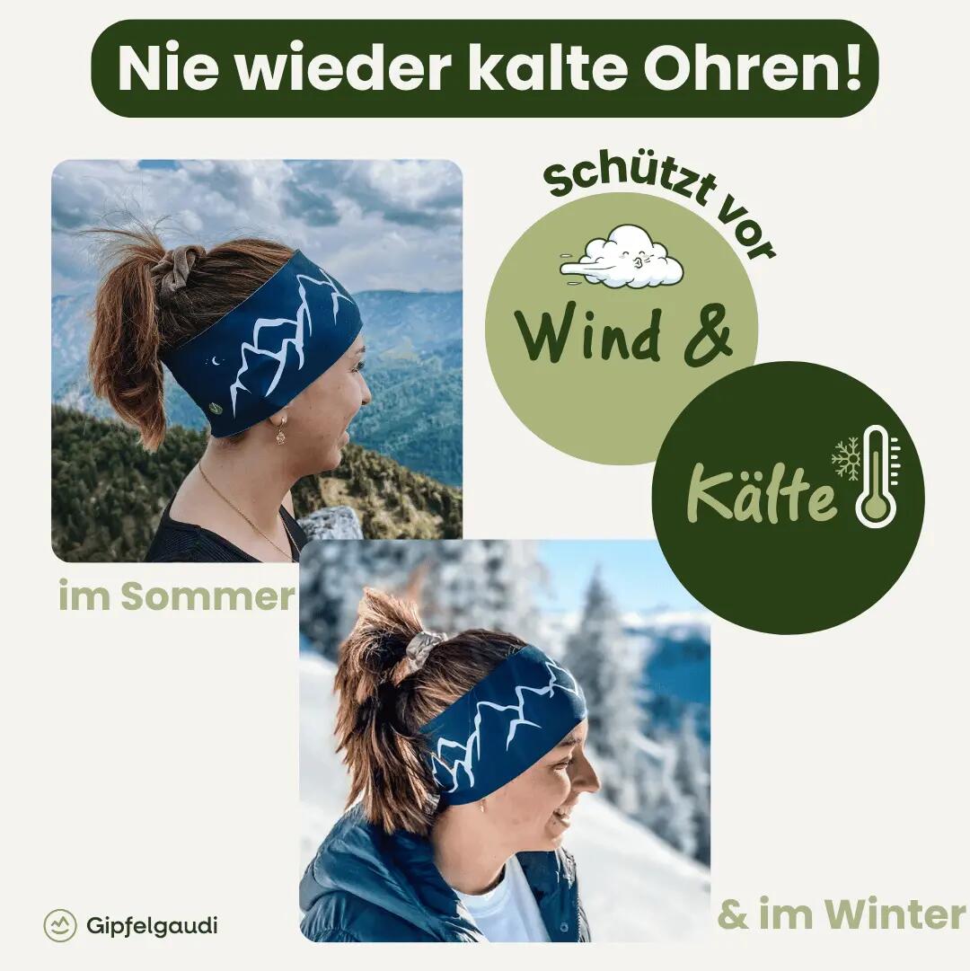 Bergwelten Stirnband: Atmungsaktiv & rutschfest | Ideal für Sport & Alltag 3/11