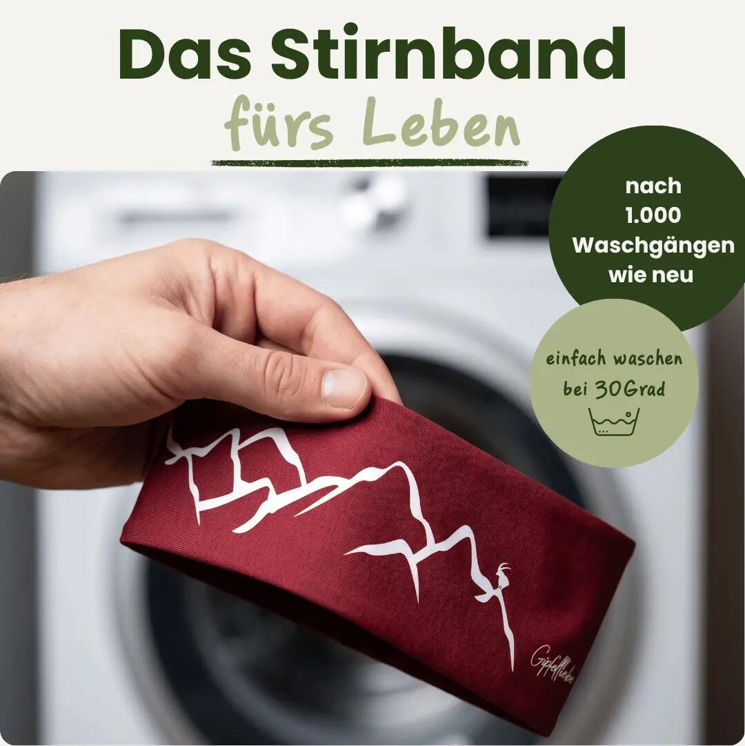 Bergwelten Stirnband: Atmungsaktiv & rutschfest | Ideal für Sport & Alltag 8/11