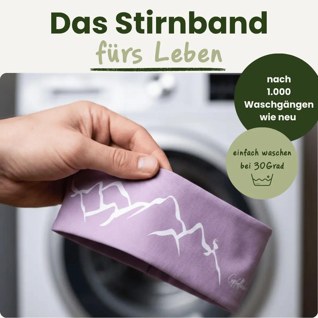 Bergwelten Stirnband: Atmungsaktiv & rutschfest | Ideal für Sport & Alltag 8/11