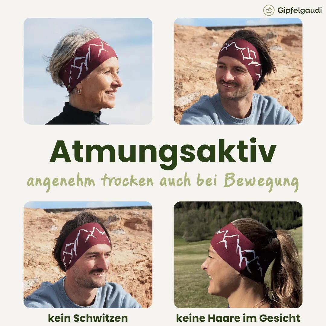 Bergwelten Stirnband: Atmungsaktiv & rutschfest | Ideal für Sport & Alltag 6/11