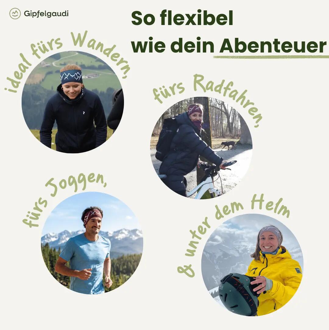 Bergwelten Stirnband: Atmungsaktiv & rutschfest | Ideal für Sport & Alltag 5/11
