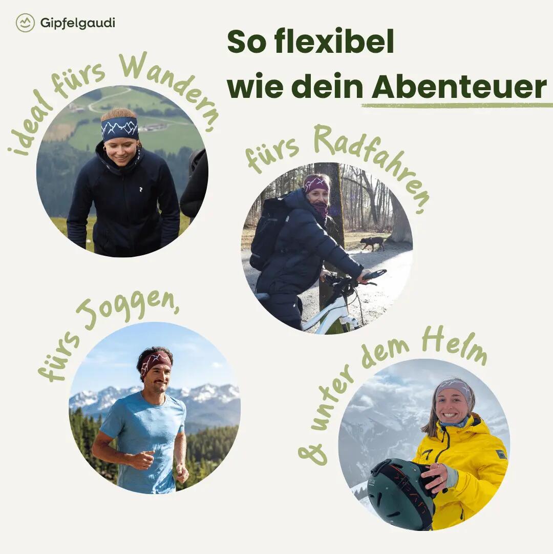 Bergwelten Stirnband: Atmungsaktiv & rutschfest | Ideal für Sport & Alltag 5/11