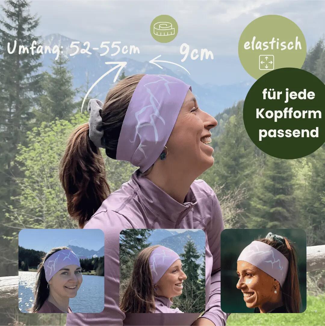 Bergwelten Stirnband: Atmungsaktiv & rutschfest | Ideal für Sport & Alltag 4/11