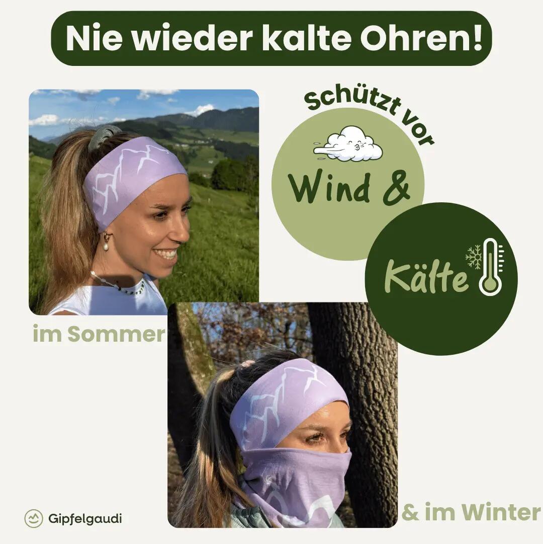 Bergwelten Stirnband: Atmungsaktiv & rutschfest | Ideal für Sport & Alltag 3/11