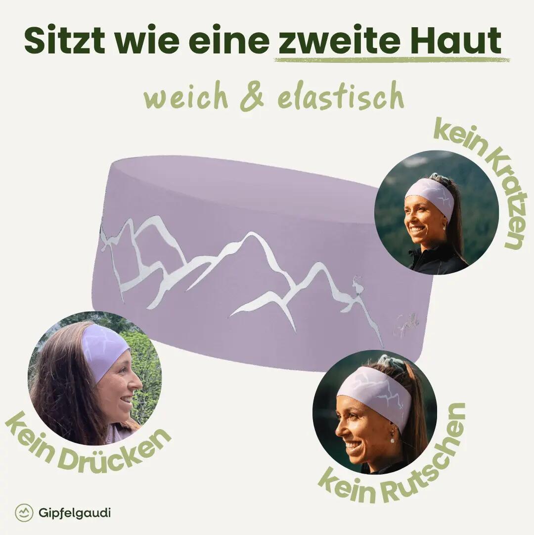 Bergwelten Stirnband: Atmungsaktiv & rutschfest | Ideal für Sport & Alltag 2/11