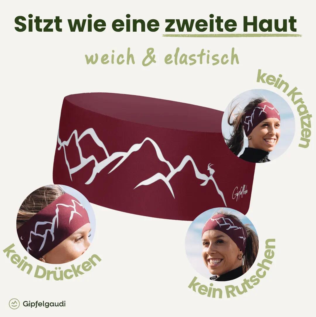 Bergwelten Stirnband: Atmungsaktiv & rutschfest | Ideal für Sport & Alltag 2/11