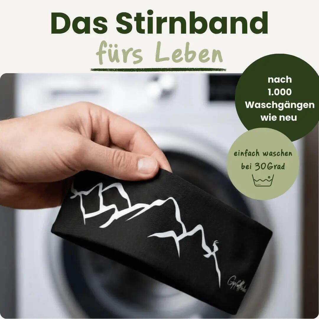 Bergwelten Stirnband: Atmungsaktiv & rutschfest | Ideal für Sport & Alltag 8/11