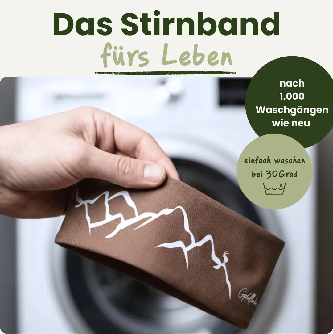 Bergwelten Stirnband: Atmungsaktiv & rutschfest | Ideal für Sport & Alltag 8/11