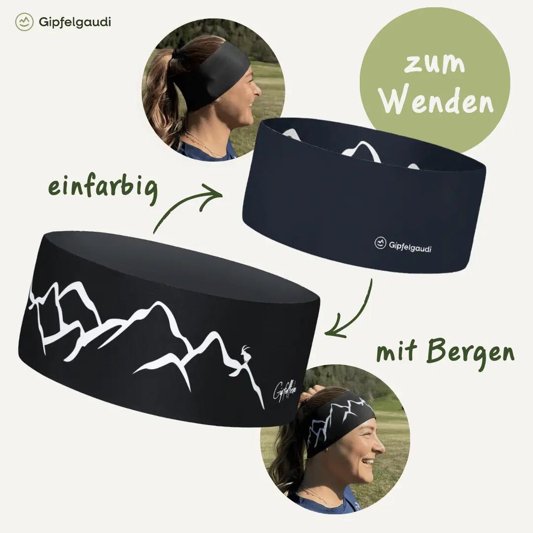 Bergwelten Stirnband: Atmungsaktiv & rutschfest | Ideal für Sport & Alltag 7/11