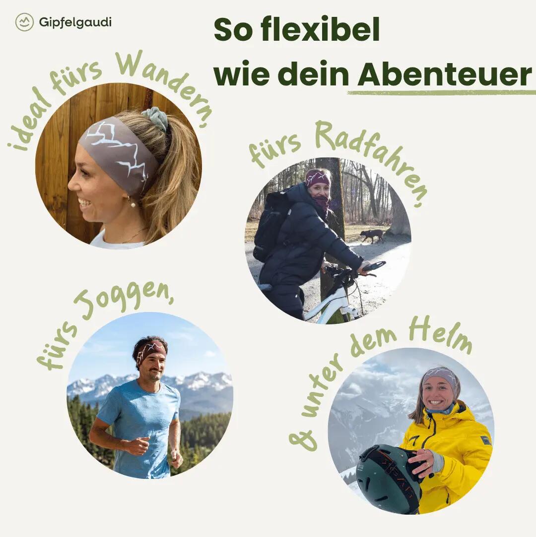 Bergwelten Stirnband: Atmungsaktiv & rutschfest | Ideal für Sport & Alltag 5/11