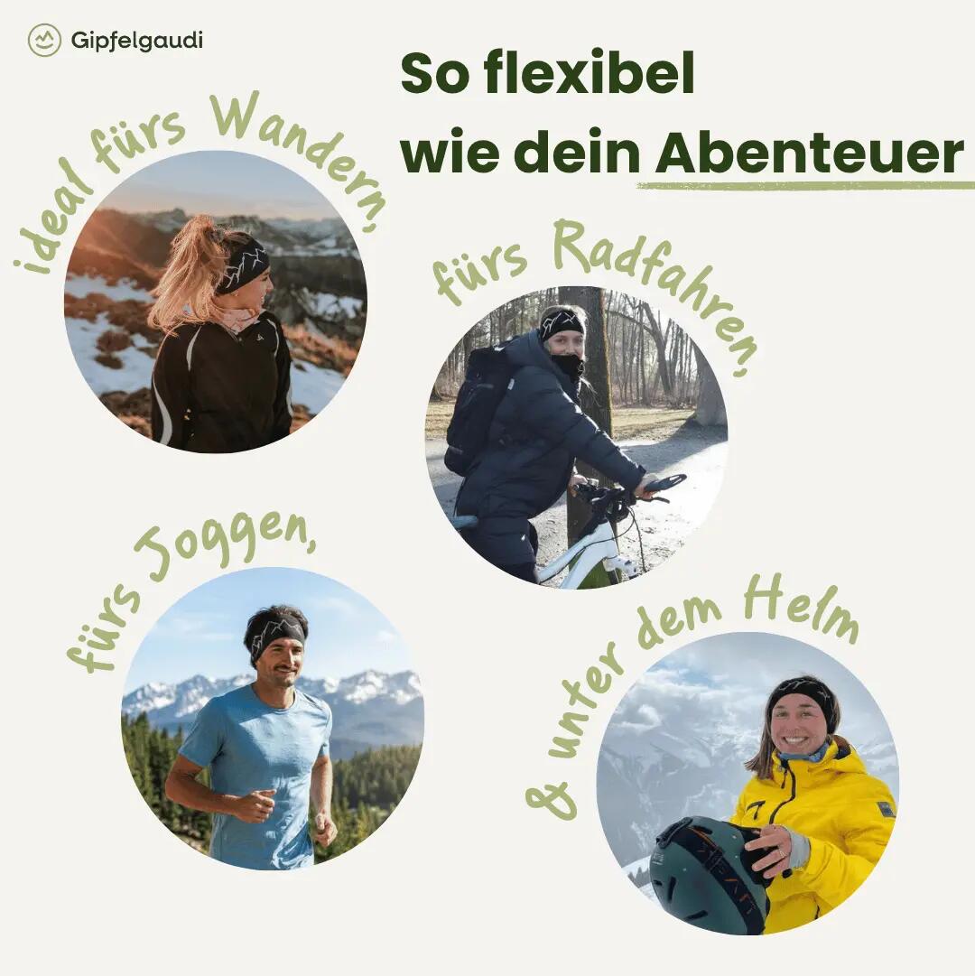 Bergwelten Stirnband: Atmungsaktiv & rutschfest | Ideal für Sport & Alltag 5/11