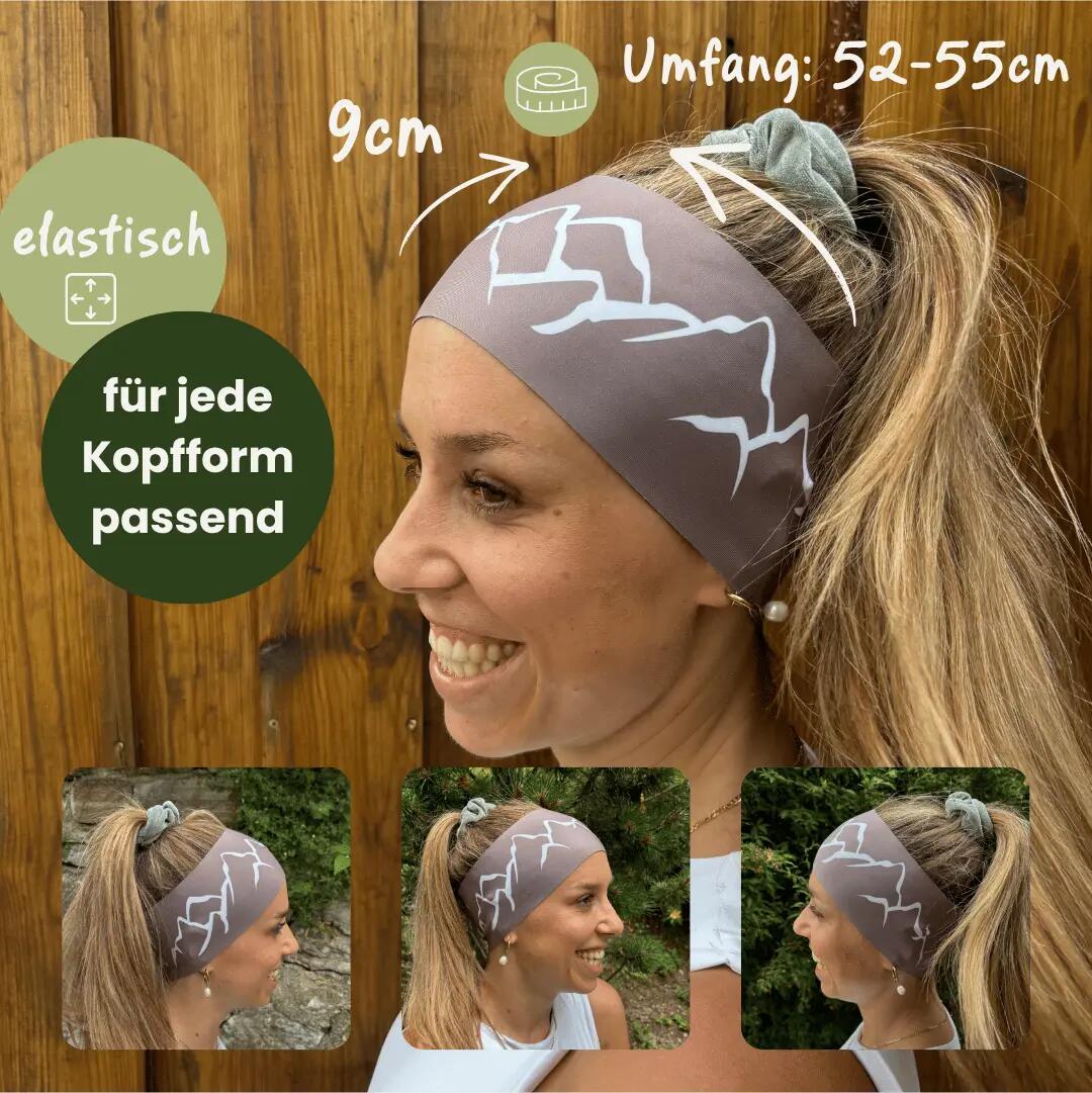 Bergwelten Stirnband: Atmungsaktiv & rutschfest | Ideal für Sport & Alltag 4/11