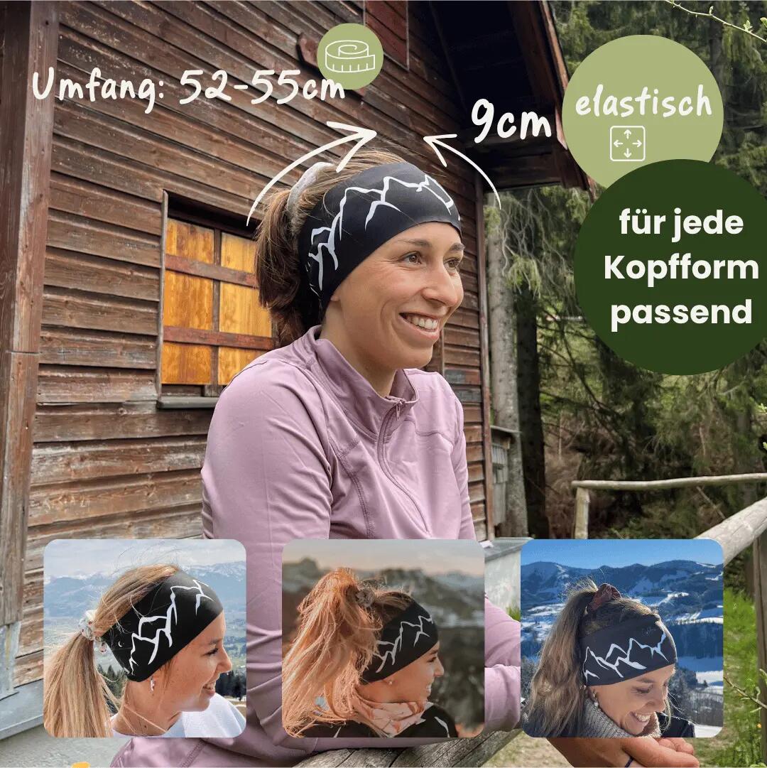 Bergwelten Stirnband: Atmungsaktiv & rutschfest | Ideal für Sport & Alltag 4/11