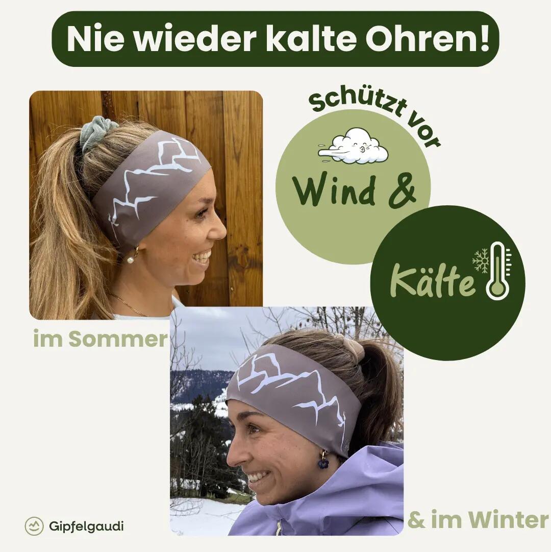 Bergwelten Stirnband: Atmungsaktiv & rutschfest | Ideal für Sport & Alltag 3/11
