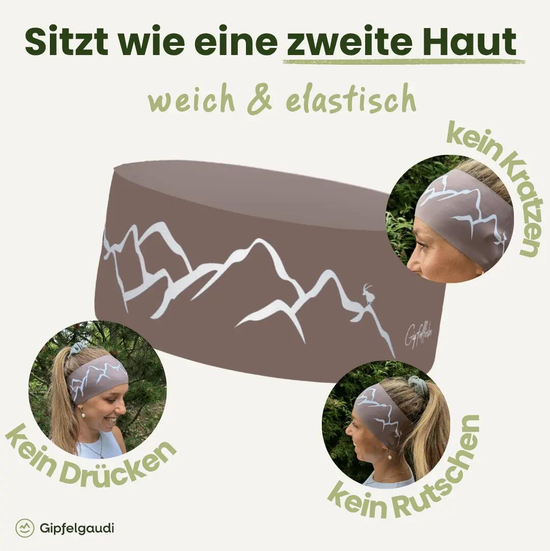 Bergwelten Stirnband: Atmungsaktiv & rutschfest | Ideal für Sport & Alltag 2/11