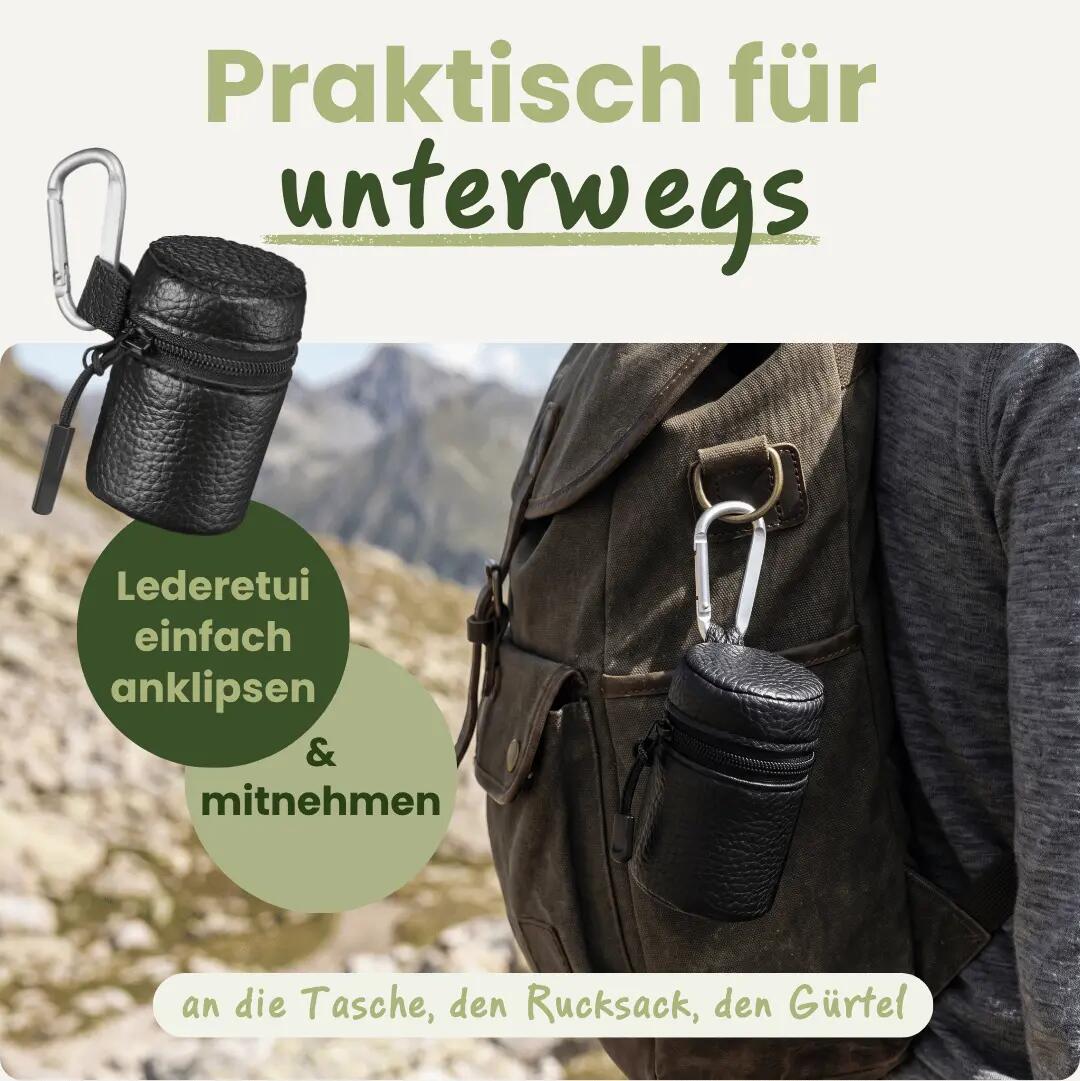 Gipfelwasser Stamperl inkl. Etui - Federleicht & Praktisch für unterwegs 4/11