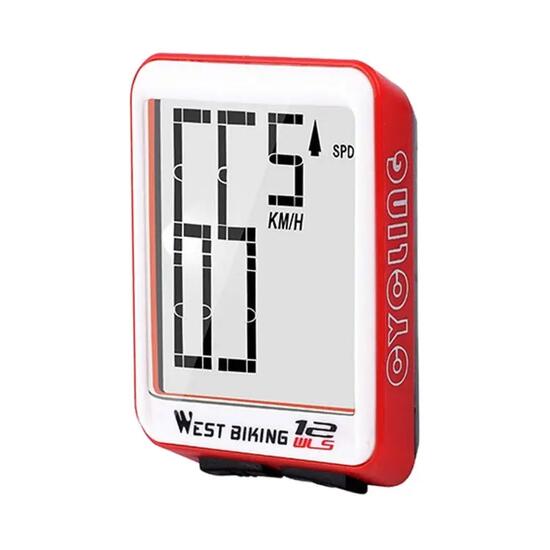 Compteur vélo sans fil grand écran WEST BIKING