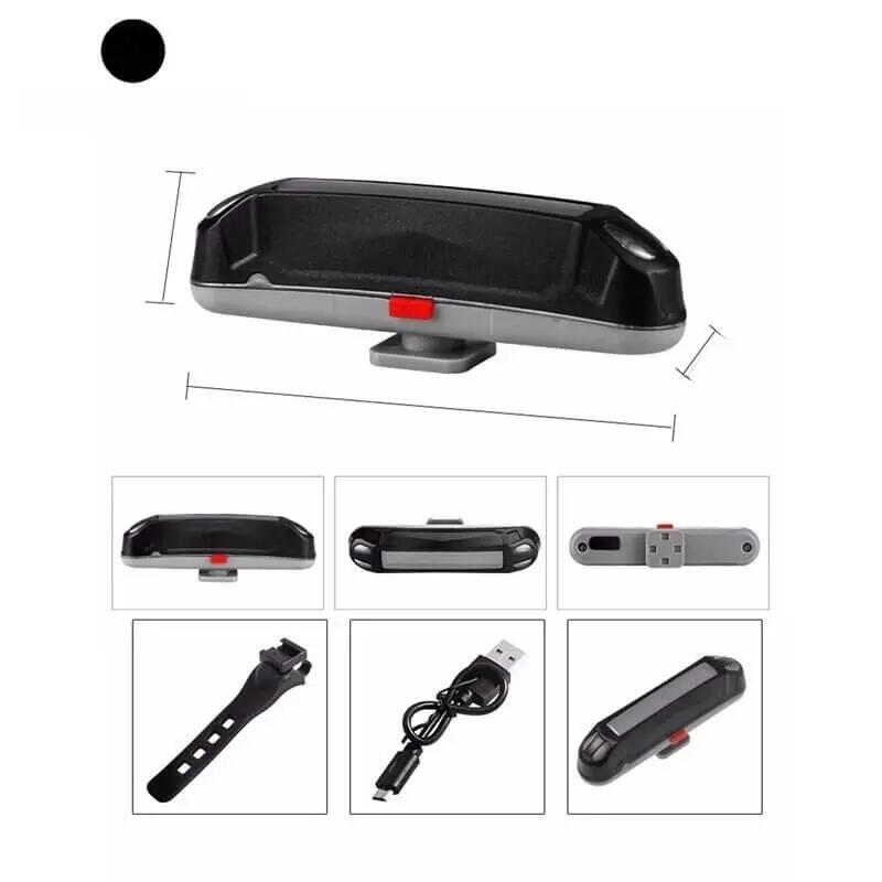 Rücklicht Fahrrad aufladbar USB ROCKBROS 2/5