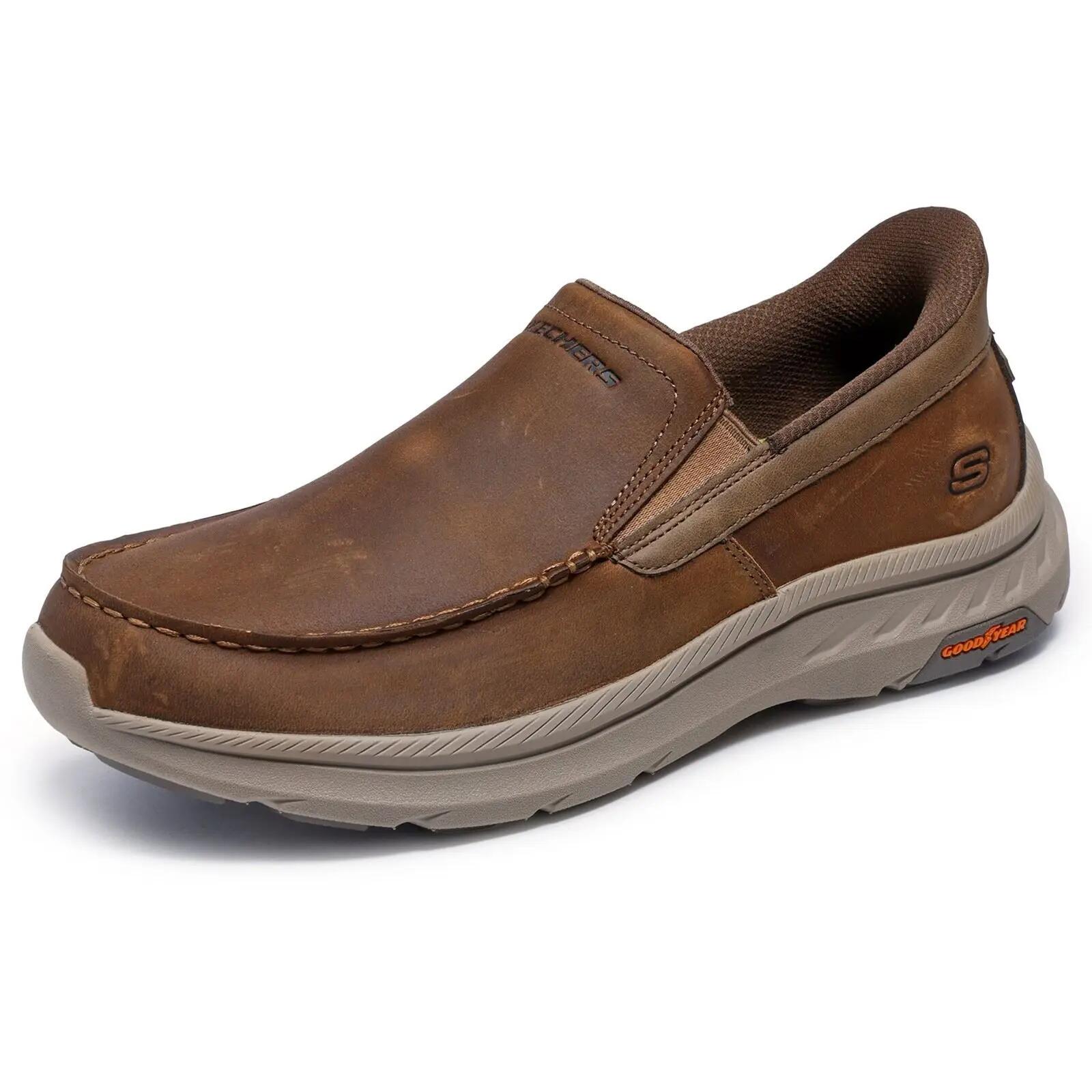 Zapatillas Mocasín Skechers Hombre Pollard - Osgood Marrones 5/5