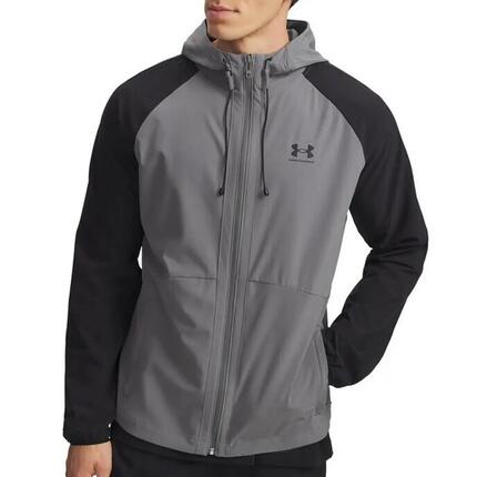 Jas UA VIBE WOVEN JACKET HEREN Beige