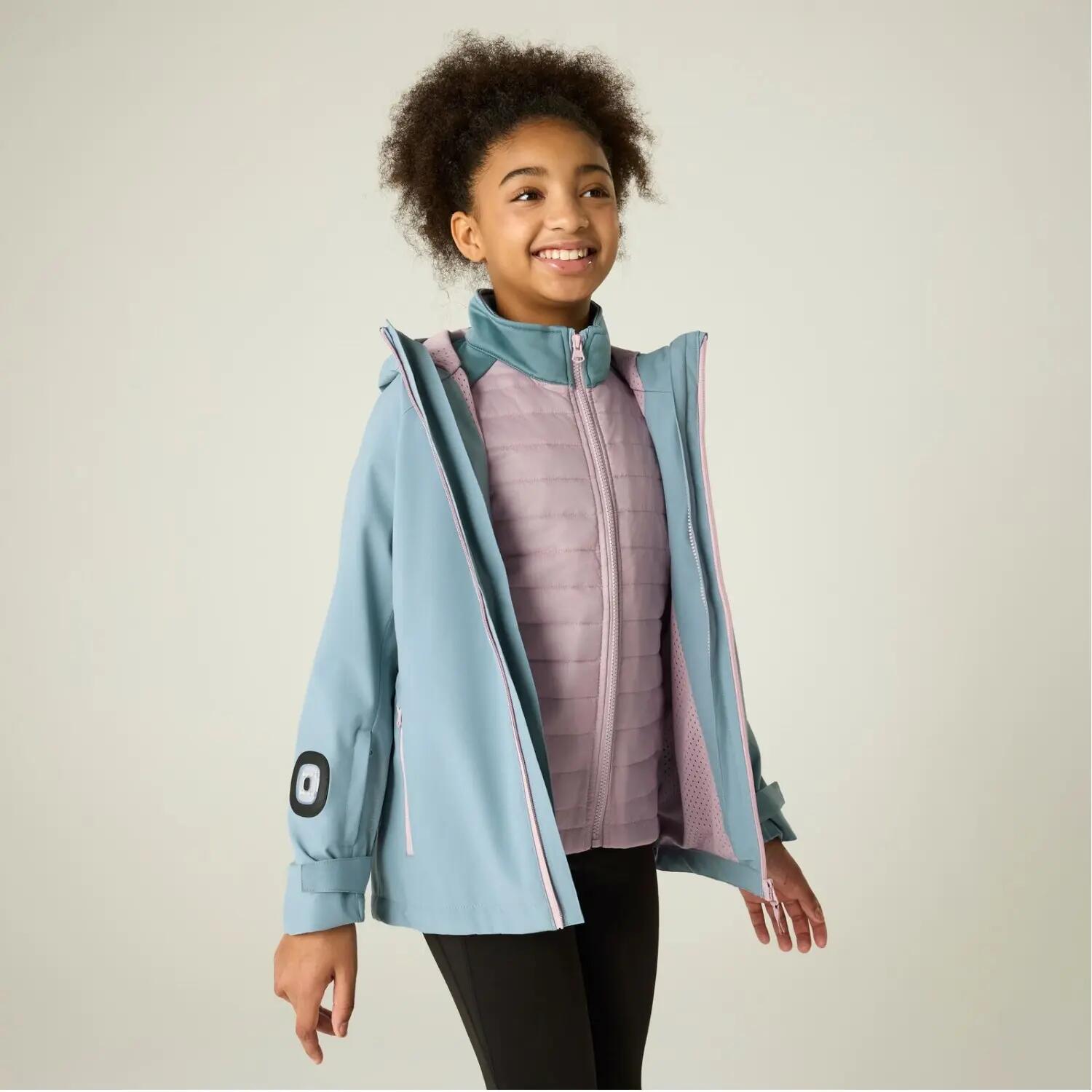 Regatta Trektain 3 in 1 Jacke für Mädchen Wasserdicht mit Kapuze 2/15
