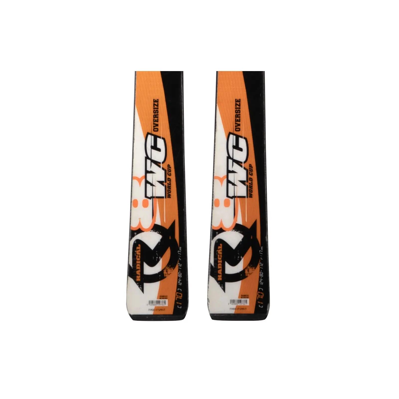 RECONDITIONNE - Ski Rossignol Radical Worldcup 8 + Fixations 4/4