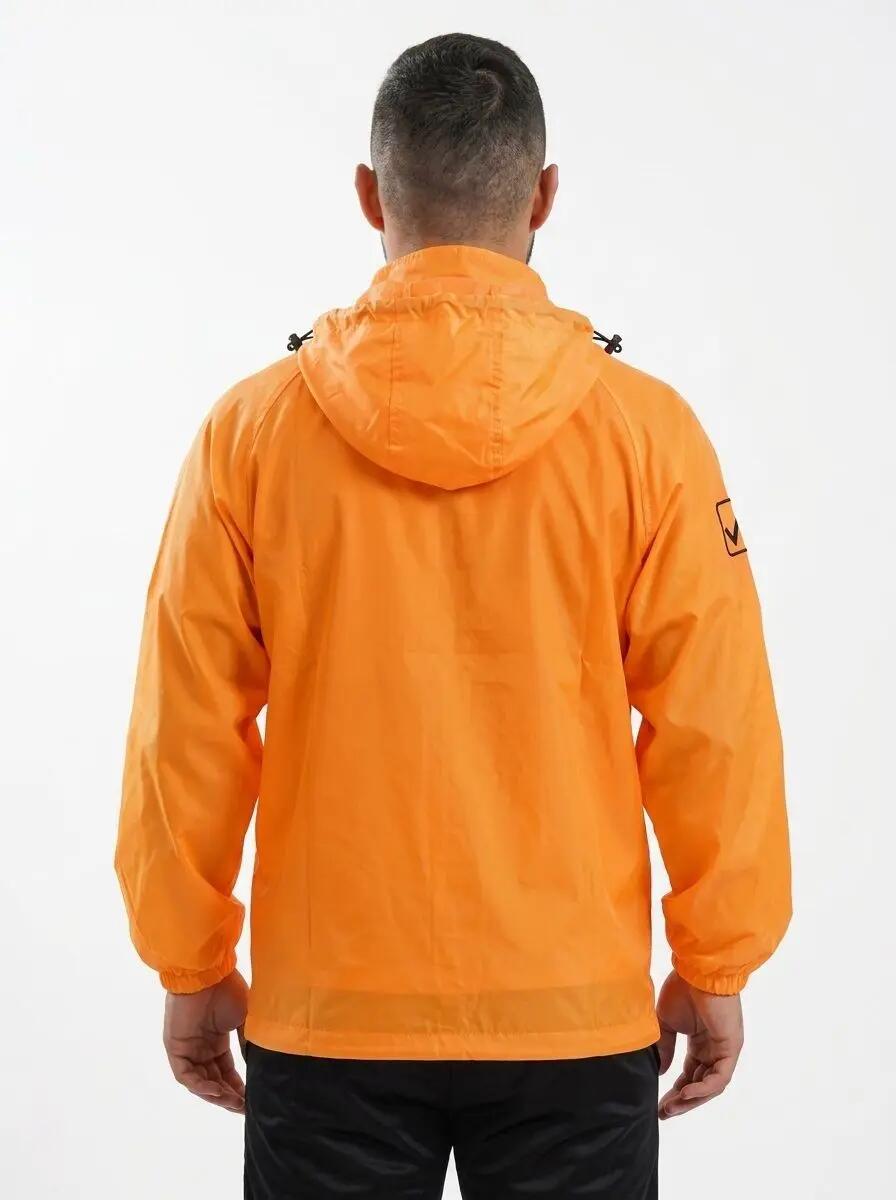 Chubasquero Básico Givova Naranja Fluo Poliéster 4/4