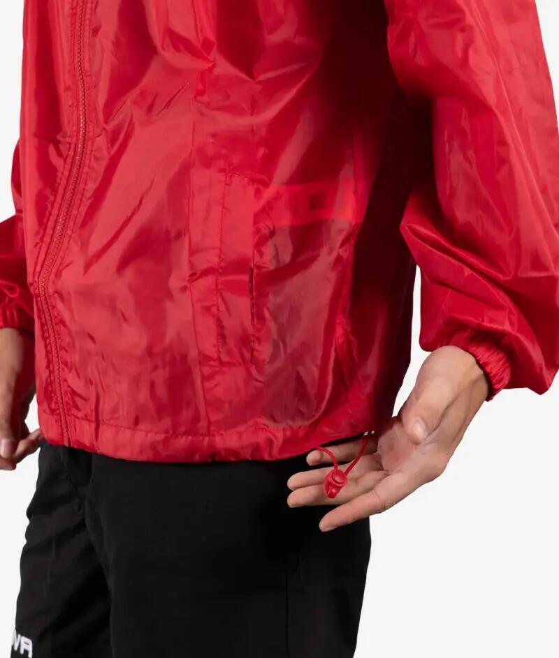 Giacca impermeabile (k-way) uomo givova rosso 4/4