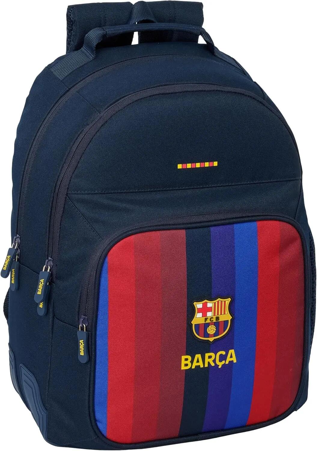 Mochila escolar infantil do FC Barcelona, ​​adaptável a carrinhos com 6/6
