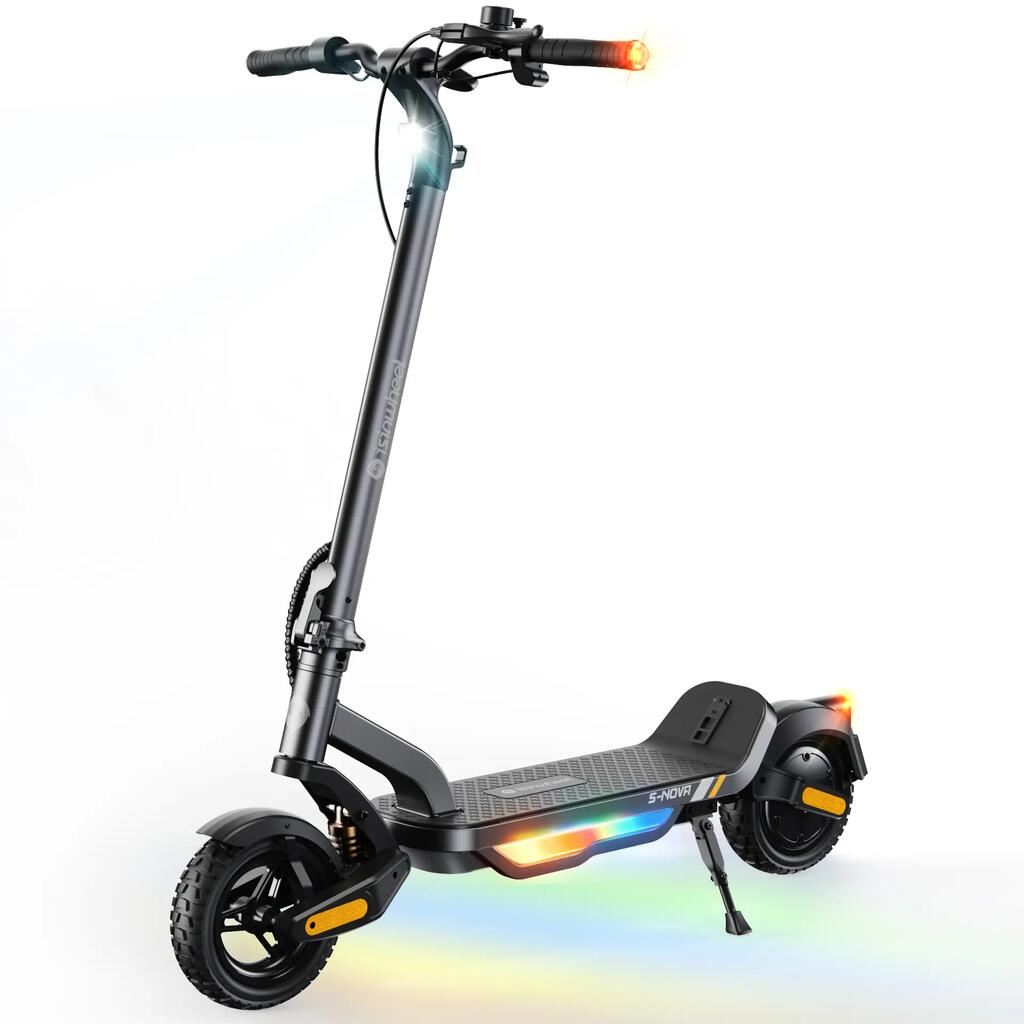 isinwheel S-nova Сгъваема тротинетка за пътуване с приложение и мигачи