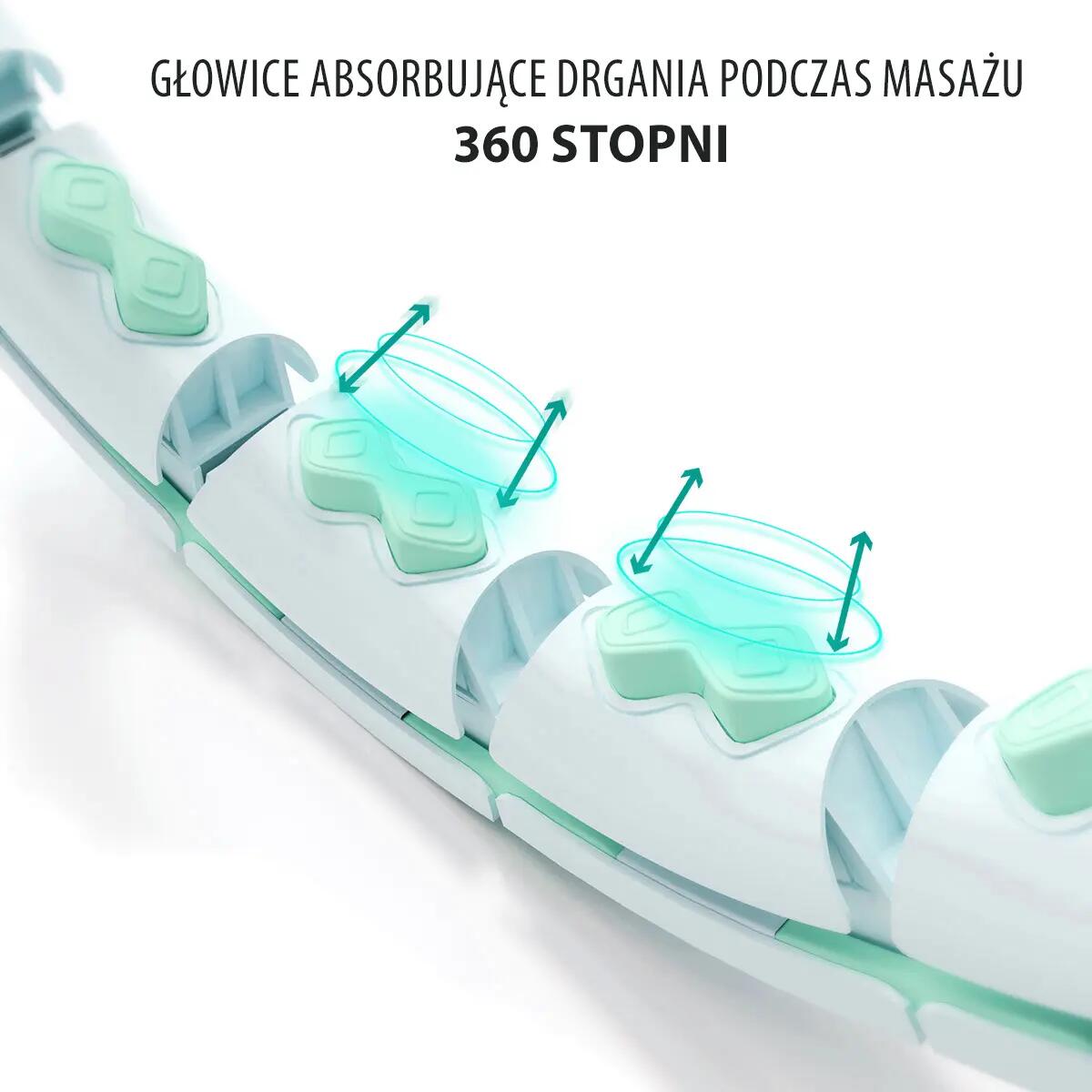 Sada masážní hula hoop HMS HHW06 a BR163 PLUS SIZE zeštíhlujícího pásu 6/7