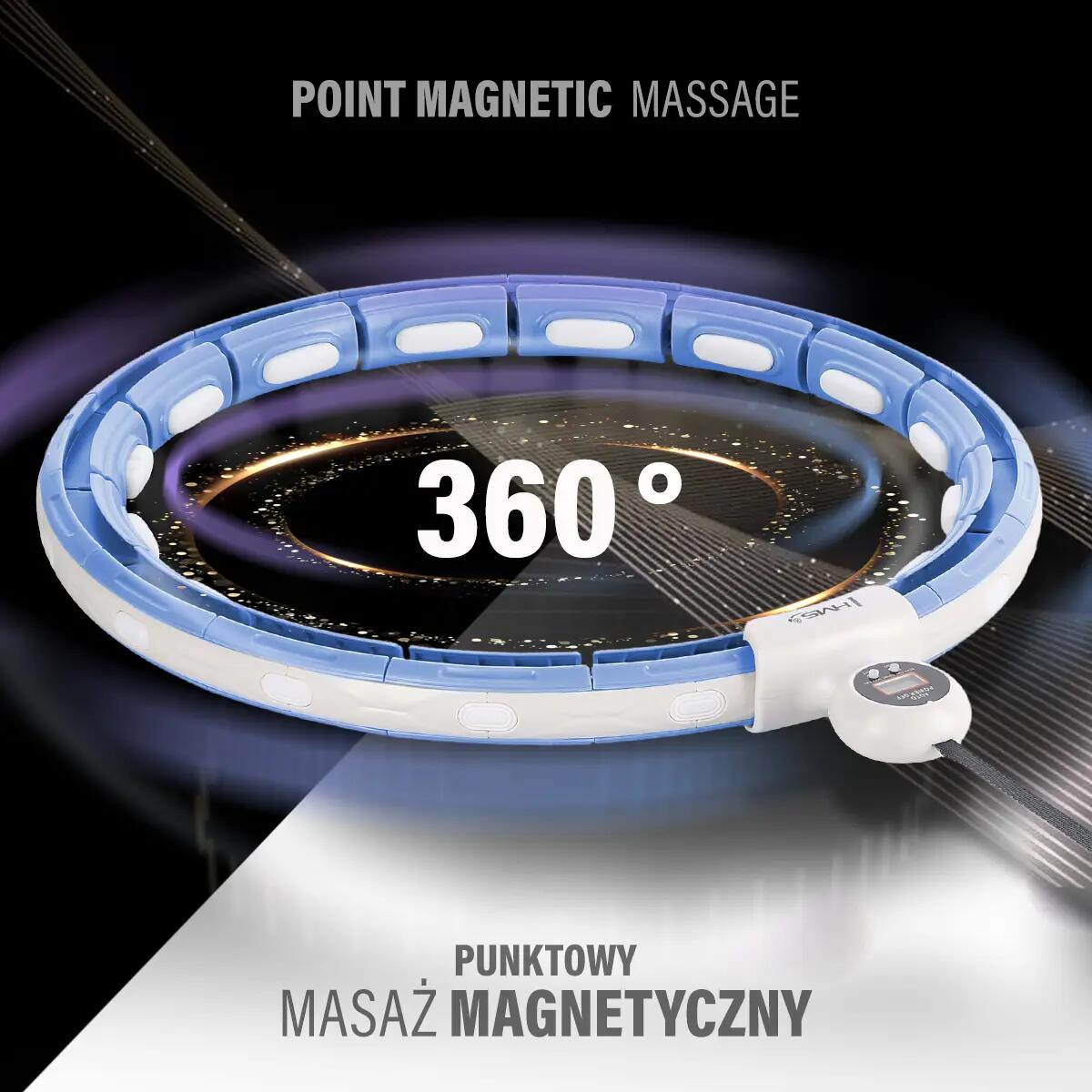 Sada masážní hula hoop HMS HHM15 a BR163 PLUS SIZE zeštíhlujícího pásu 4/7