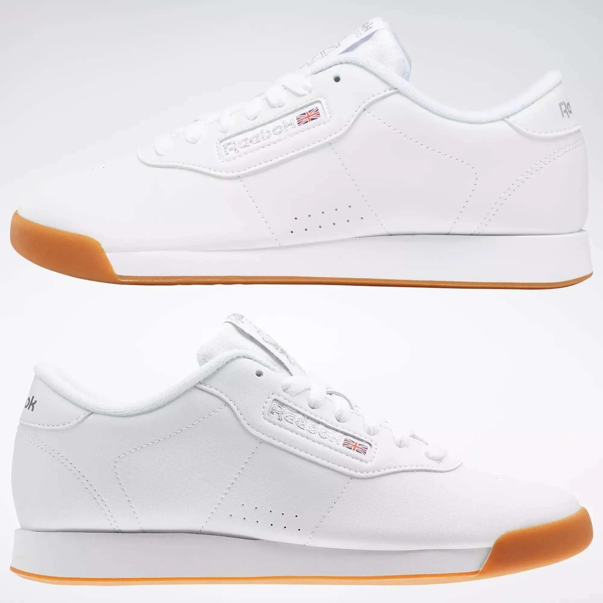 Baskets femme Reebok PRINCESS WHITE/GUM 100000025 blanches 4/10