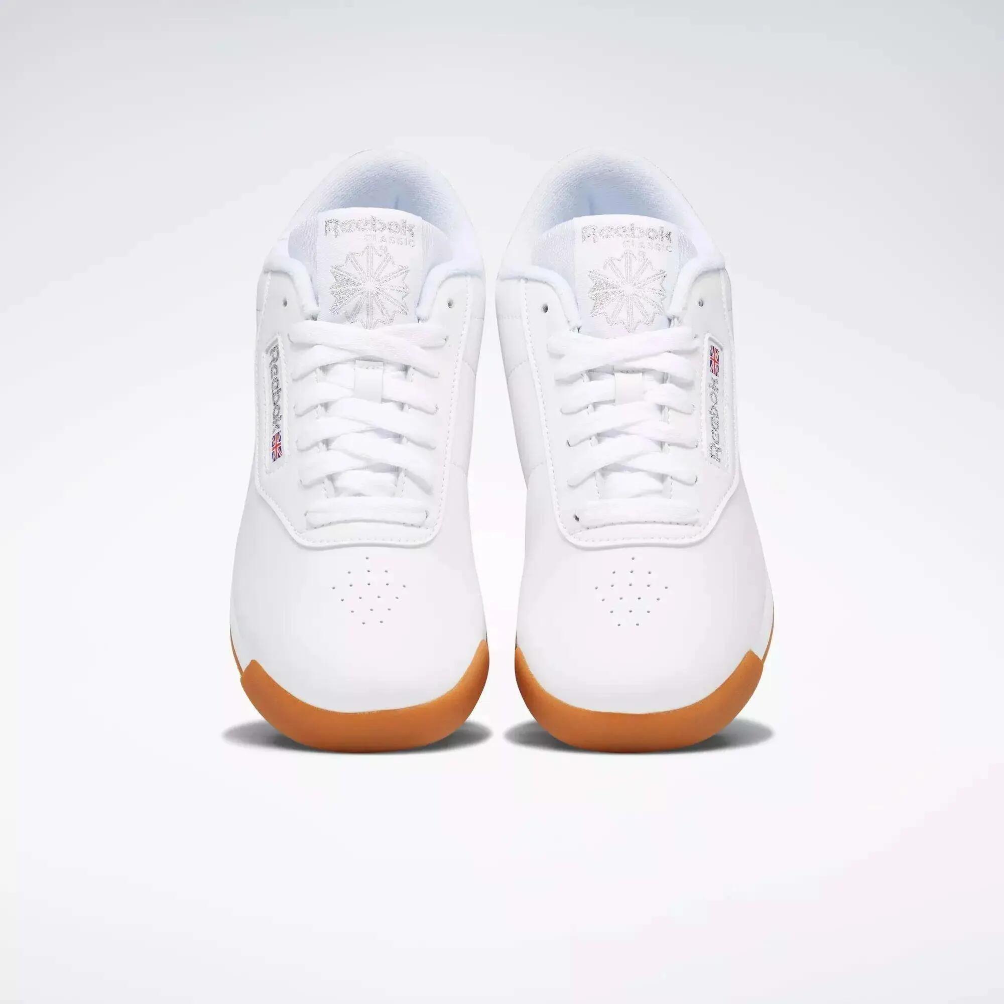 Baskets femme Reebok PRINCESS WHITE/GUM 100000025 blanches 3/10