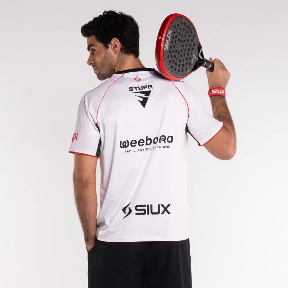 Siux - Padel-Shirt Electra x Stupa 26, Größe XL Weiß 3/5