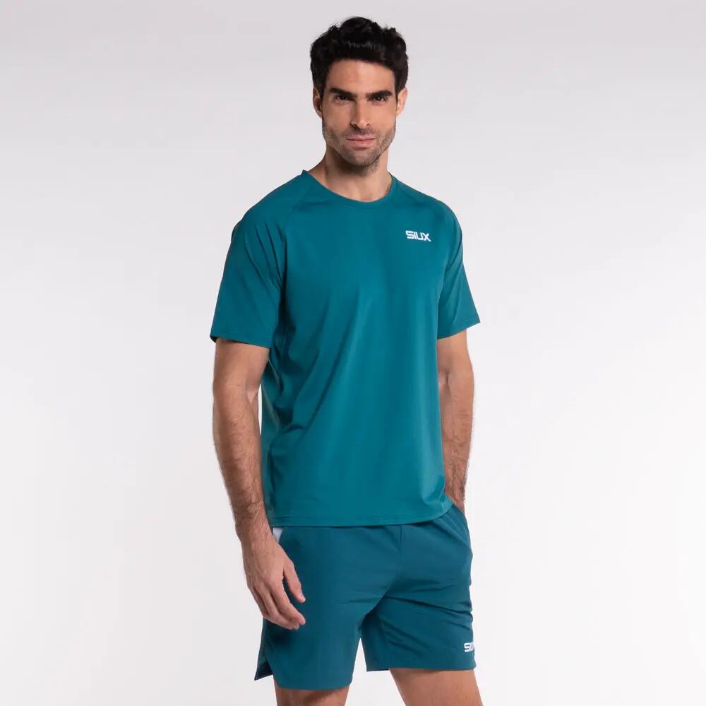 SIUX Silk 26 Verde | Camiseta deportiva hombre ligera, elástica y transpirable 3/5