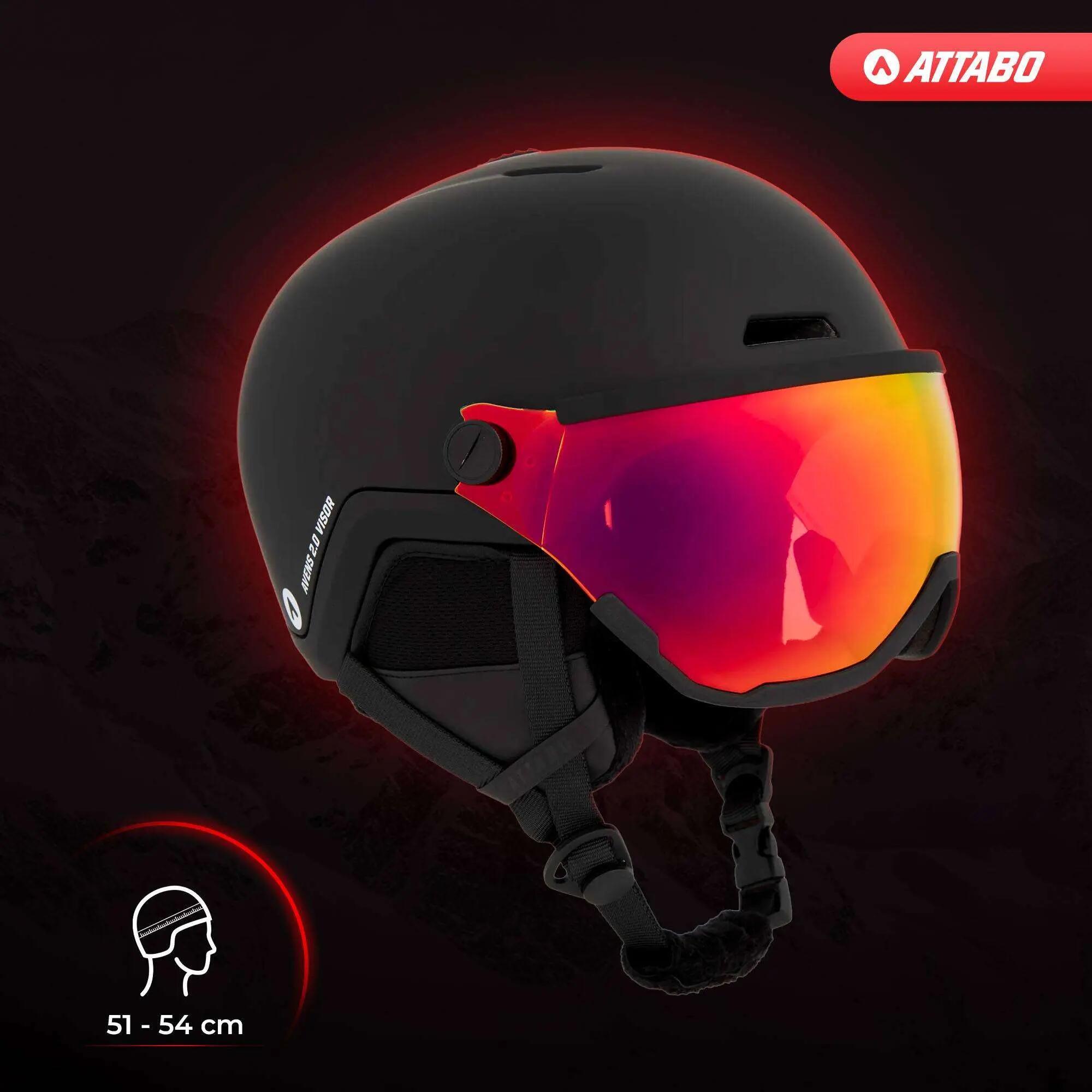 Kinder-skihelm ATTABO Avens 2.0 Jr Visor 2/7