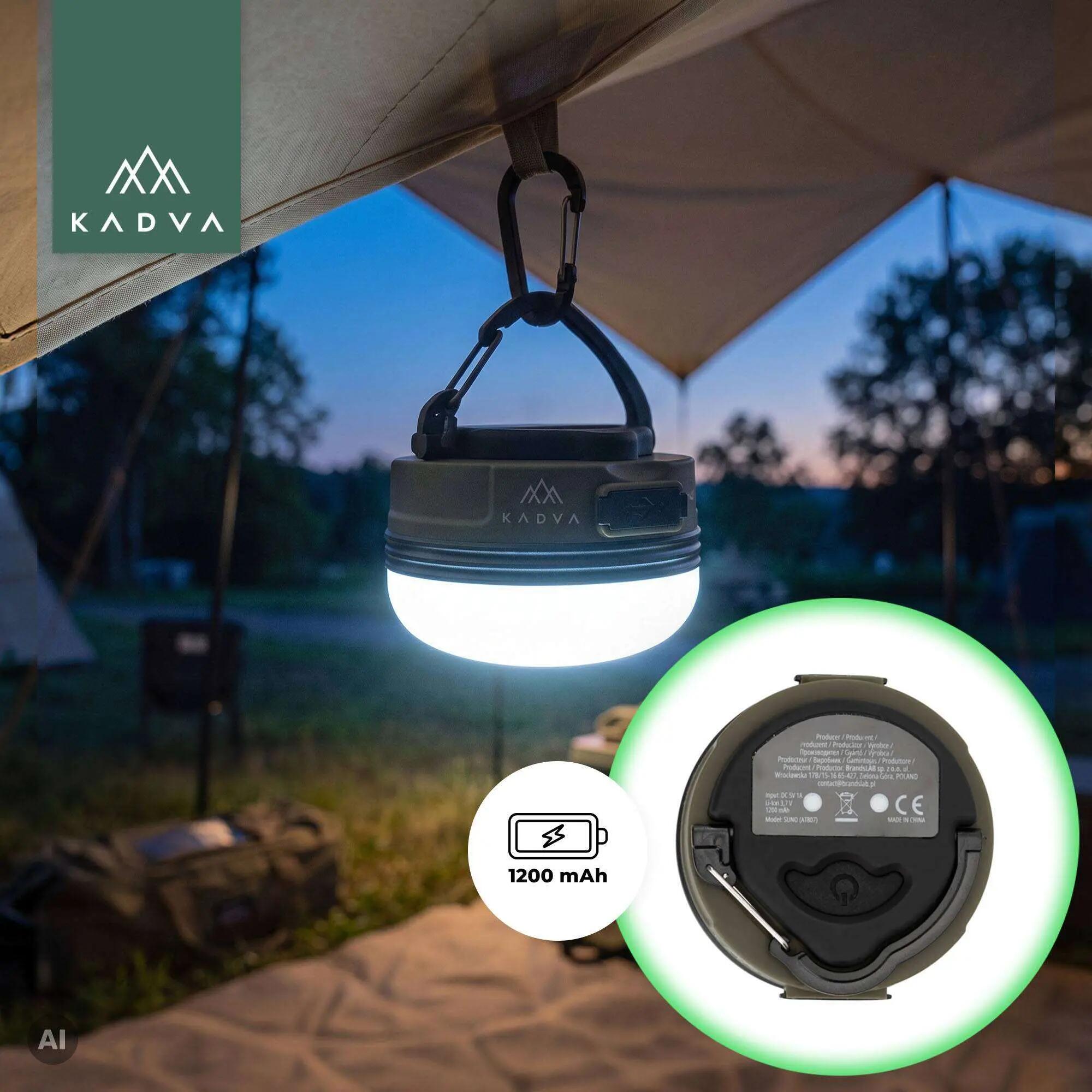 KADVA Suno Campinglampe 3/7