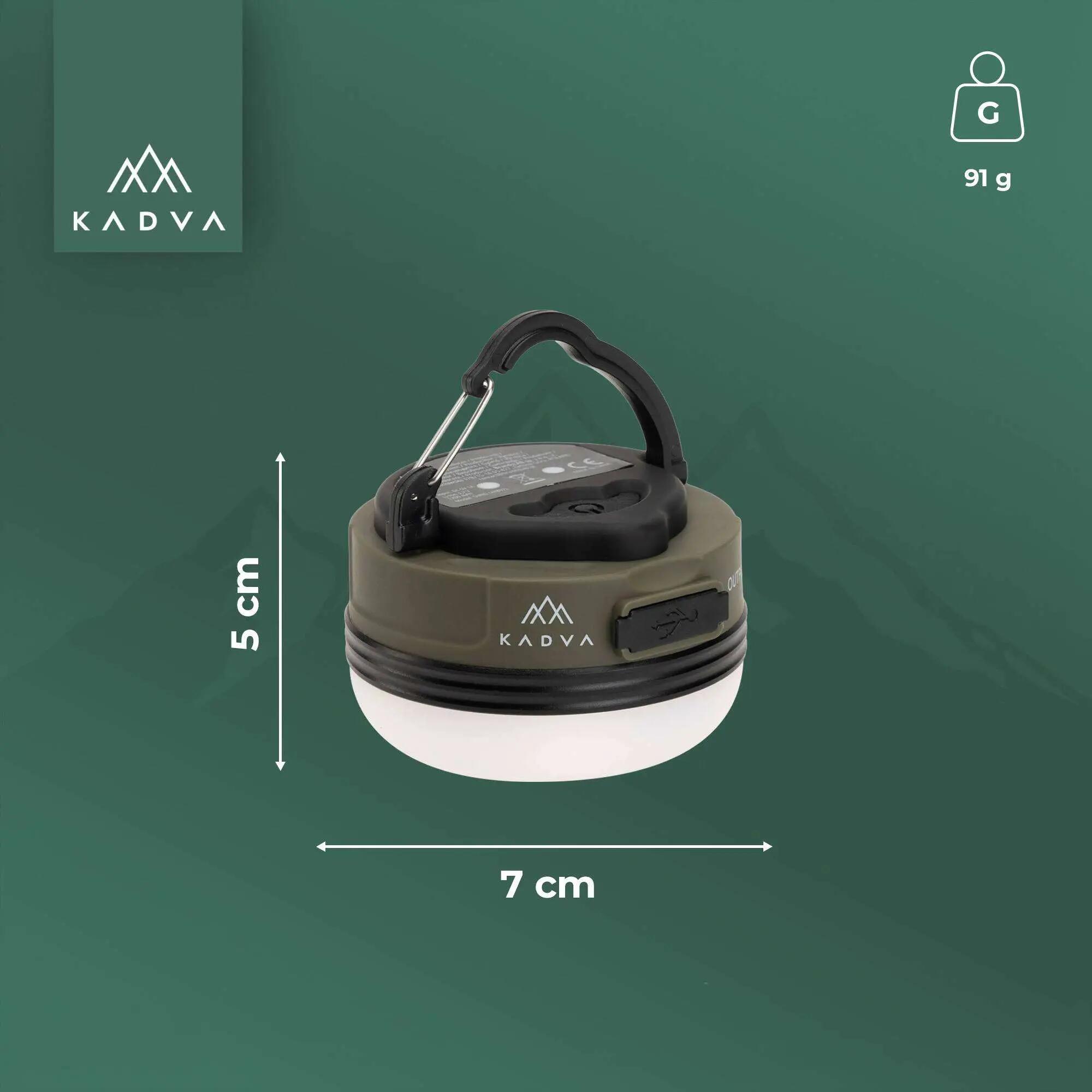 KADVA Suno Campinglampe 2/7