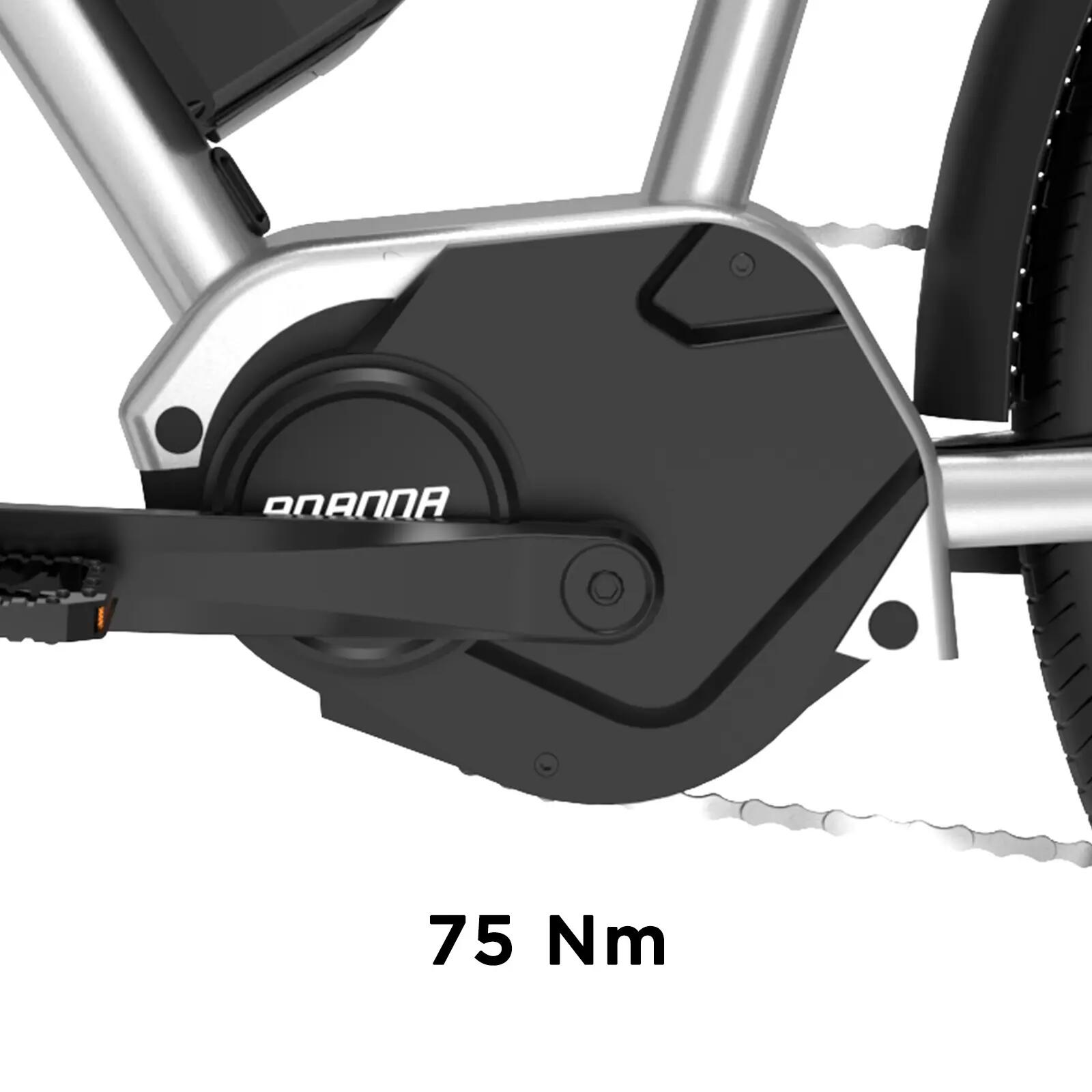 Bici elettrica città 75Nm Motore Centrale Sensore Coppia 180km BK-U1 8/12