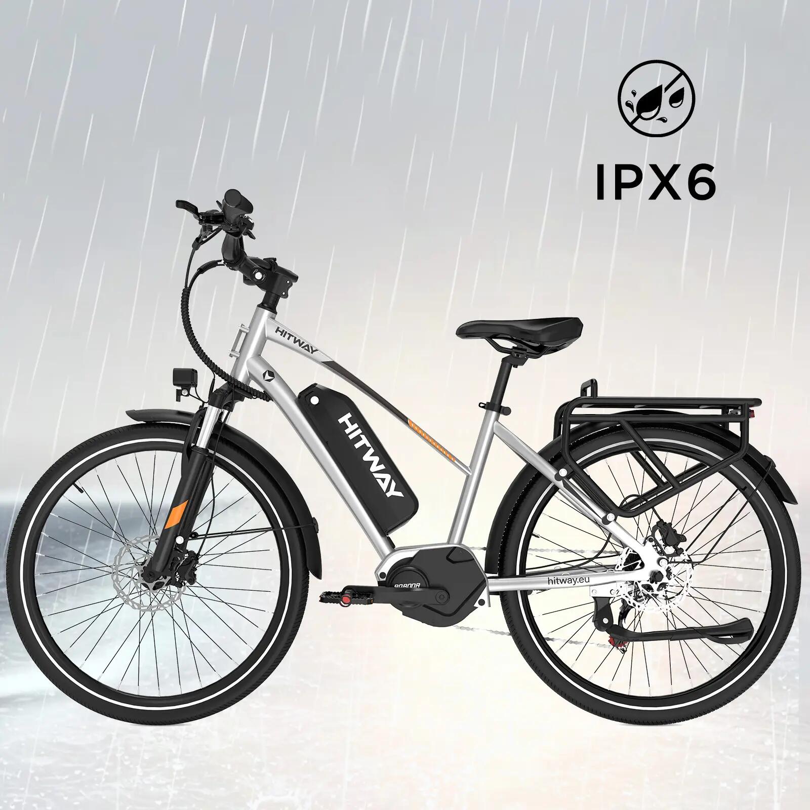 Bici elettrica città 75Nm Motore Centrale Sensore Coppia 180km BK-U1 10/12